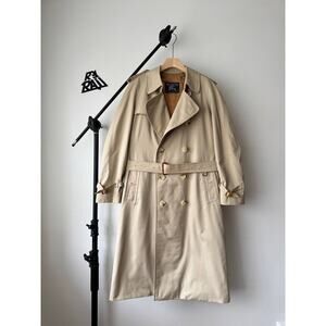 Burberrys Vintage Kensington Trench Heavy Coat Wool Inner